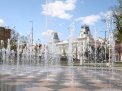 Szeged, Móra park, szökőkút