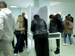 Szeged, Országgyűlési választás, választás, 2026. április 12., átszavazók, szavazás, szavazók, Radnóti Miklós Gimnázium