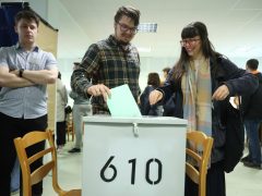 Szeged, Országgyűlési választás, választás, 2026. április 12., átszavazók, szavazás, szavazók, Radnóti Miklós Gimnázium