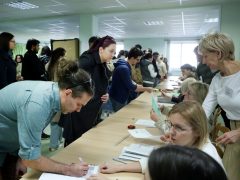 Szeged, Országgyűlési választás, választás, 2026. április 12., átszavazók, szavazás, szavazók, Radnóti Miklós Gimnázium