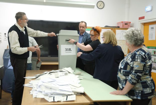 Szeged, Országgyűlési választás, választás, 2026. április 12., urnabontás, Gregor József Általános Iskola, szavazás, szavazatok