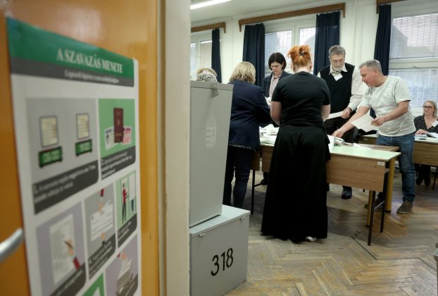 Szeged, Országgyűlési választás, választás, 2026. április 12., urnabontás, Gregor József Általános Iskola, szavazás, szavazatok
