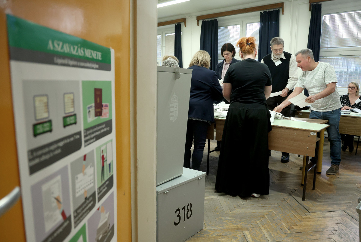 Szeged, Országgyűlési választás, választás, 2026. április 12., urnabontás, Gregor József Általános Iskola, szavazás, szavazatok