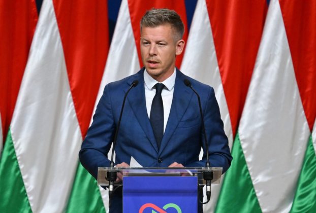Magyar Péter. Nemzetközi Sajtótájékoztató. Tisza Párt. 2026 Választások. Fotó: hirado.hu