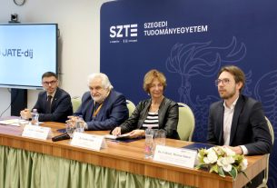Szeged, JATE-díj, sajtótájékoztató, SZTE, egyetem