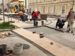 Szeged, Gogol utca, felújítás, aszfaltozás