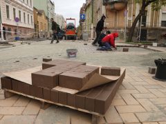 Szeged, Gogol utca, felújítás, aszfaltozás