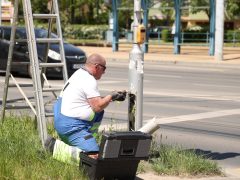 Szeged, beruházás, Rókusi körút, Vér-tó, jelzőlámpa, forgalomirányító berendezés, felújítás, közlekedés