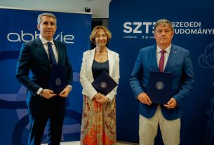 Stratégiai együttműködést kötött az AbbVie és az SZTE a klinikai kutatások fejlesztéséért. Fotó: SZTE/Sahin-Tóth István