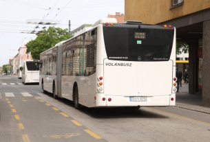 Szeged, volán busz, busz, közlekedés, tömegközlekedés