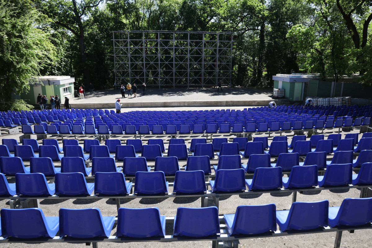 Szeged, megújult, Újszegedi Szabadtéri Színpad, nézőtér, Szegedi Szabadtéri Játékok