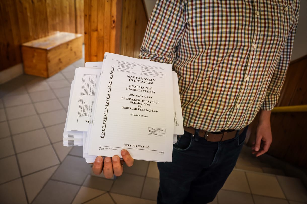 Érettségi. Magyar nyelv és irodalom 2026. Fotó: eduline.hu