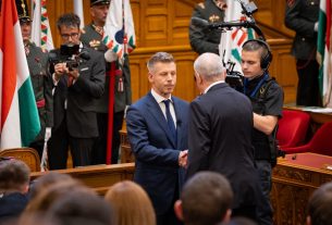 Magyar Péter. Tisza Párt. Beiktatás. Fotó: Sulyok Tamás hivatalos hivatalos FB