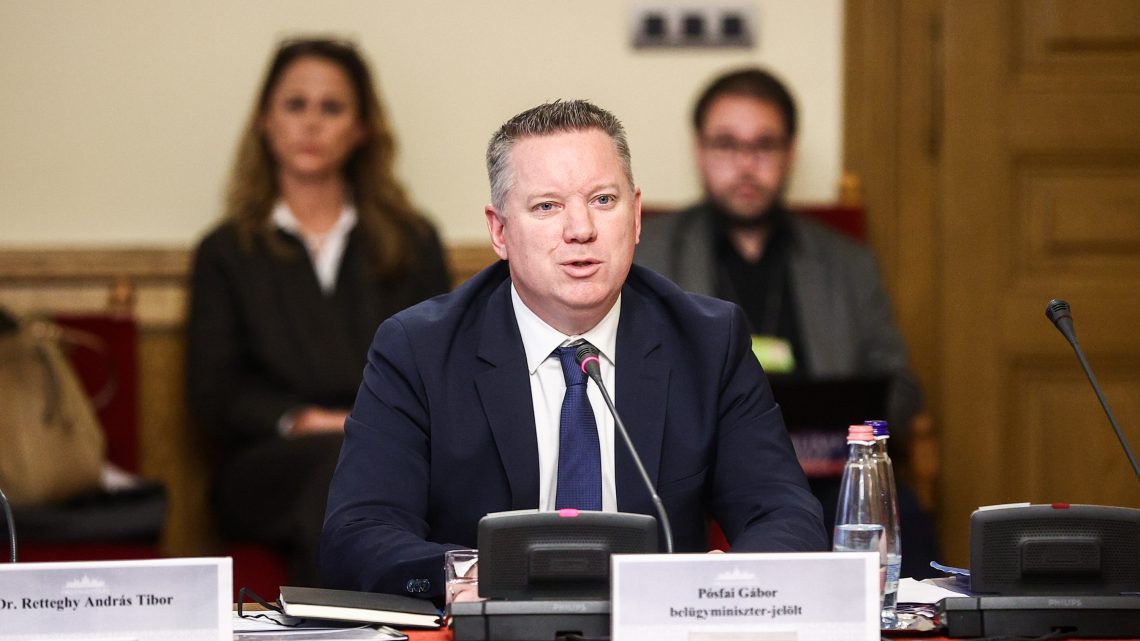 Pósfai Gábor belügyminiszter. Kormányváltás. Politika. Fotó: Pósfai Gábor hivatalos FB