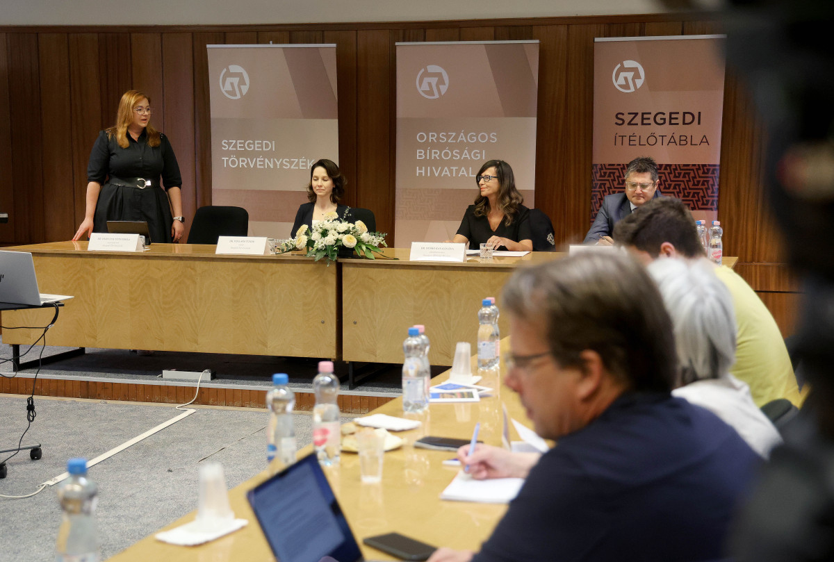 Szeged, Szegedi Ítélőtábla, Szegedi Törvényszék, összbírói értekezlet, bírók, bíróság, sajtótájékoztató
