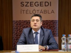 Szeged, Szegedi Ítélőtábla, Szegedi Törvényszék, összbírói értekezlet, sajtótájékoztató, bírók, bíróság, Dr. Bálind Attila