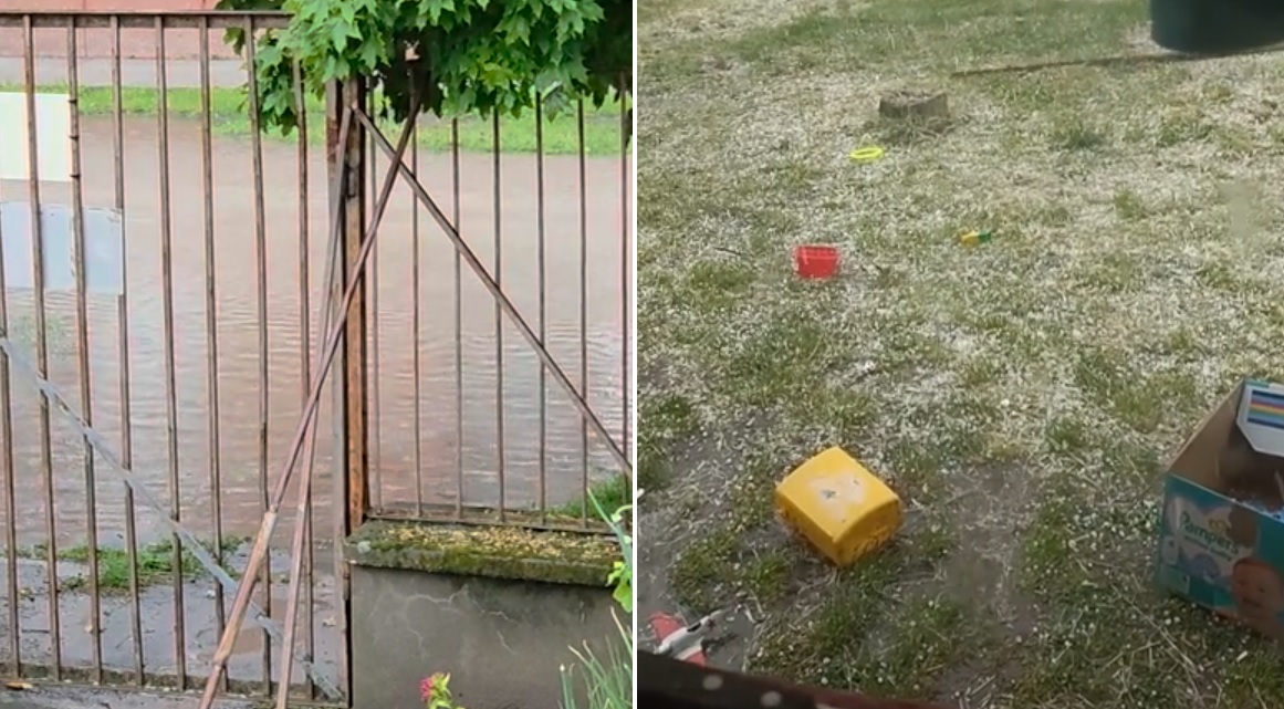 Özönvíz zúdult Makóra, Békéscsabán hömpölygött a víz az utcákon
