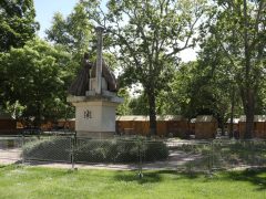 Szeged, Borfesztivál, Szeged Napja, kordon, virágágyások, Széchenyi tér