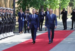 Donald Tusk. Magyar Péter. Lengyelország. Fotó: Donald Tusk hivatalos FB