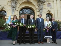 Szeged, ünnepi közgyűlés, Szeged Napja, Széchenyi tér, városháza, Krasznahorkai László, Nobel-díjas író, díszpolgár, Pro Urbe-díj, Szegedért Emlékérem, Botka László