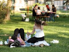 Szeged, Borfesztivál, második nap, Széchenyi tér, bor