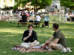 Szeged, Borfesztivál, második nap, Széchenyi tér, bor