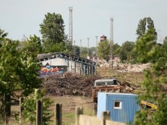 Szeged, vasúti közraktár, raktár, épületek, 145 éves, MÁV, bontás