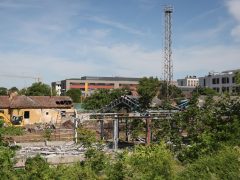 Szeged, vasúti közraktár, raktár, épületek, 145 éves, MÁV, bontás