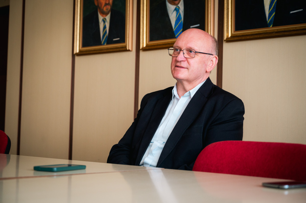 Prof. Dr. Bíró István, az SZTE Mérnöki Kar egyetemi tanára és korábbi dékánja. Fotó: Kovács-Jerney Ádám