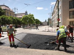 Szeged, Indóház tér, felújítás, forgalom, közlekedés