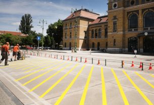 Szeged, Indóház tér, felújítás, forgalom, közlekedés