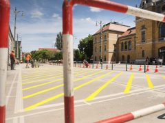 Szeged, Indóház tér, felújítás, forgalom, közlekedés
