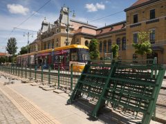 Szeged, Indóház tér, felújítás, forgalom, közlekedés