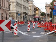 Szeged, Széchenyi tér, Híd utca, felújítás
