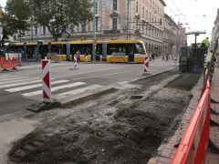 Szeged, Széchenyi tér, Híd utca, felújítás