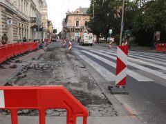 Szeged, Széchenyi tér, Híd utca, felújítás