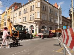 Szeged, Széchenyi tér, Híd utca, felújítás