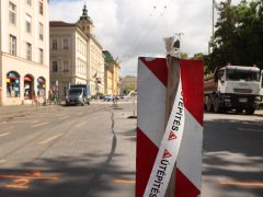 Szeged, Széchenyi tér, Híd utca, felújítás