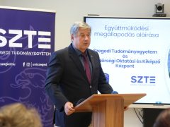 Szeged, Szegedi Tudományegyetem, SZTE, egyetem, Rendőrségi Oktatási és Kiképzőközpont, együttműködés, aláírás