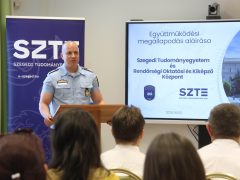 Szeged, Szegedi Tudományegyetem, SZTE, egyetem, Rendőrségi Oktatási és Kiképzőközpont, együttműködés, aláírás