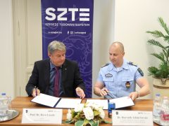 Szeged, Szegedi Tudományegyetem, SZTE, egyetem, Rendőrségi Oktatási és Kiképzőközpont, együttműködés, aláírás
