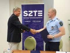 Szeged, Szegedi Tudományegyetem, SZTE, egyetem, Rendőrségi Oktatási és Kiképzőközpont, együttműködés, aláírás