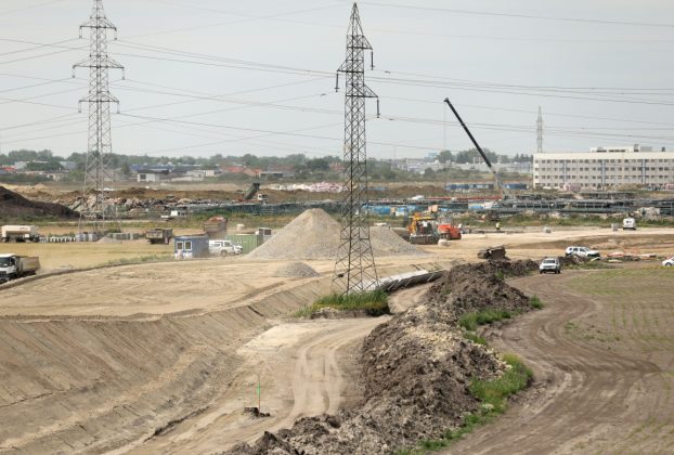Szeged, BYD, gyár, építkezés, Sándorfalvi út, üzem, gazdaság, ipar