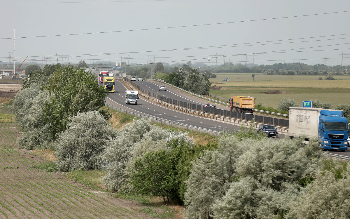 Szeged, M43, autópálya, közlekedés, forgalom