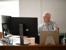 Dr. Bilicki Vilmos, az SZTE docense a szoftverfejlesztő változó szerepéről. Fotó: SZTE/Bartha Karina