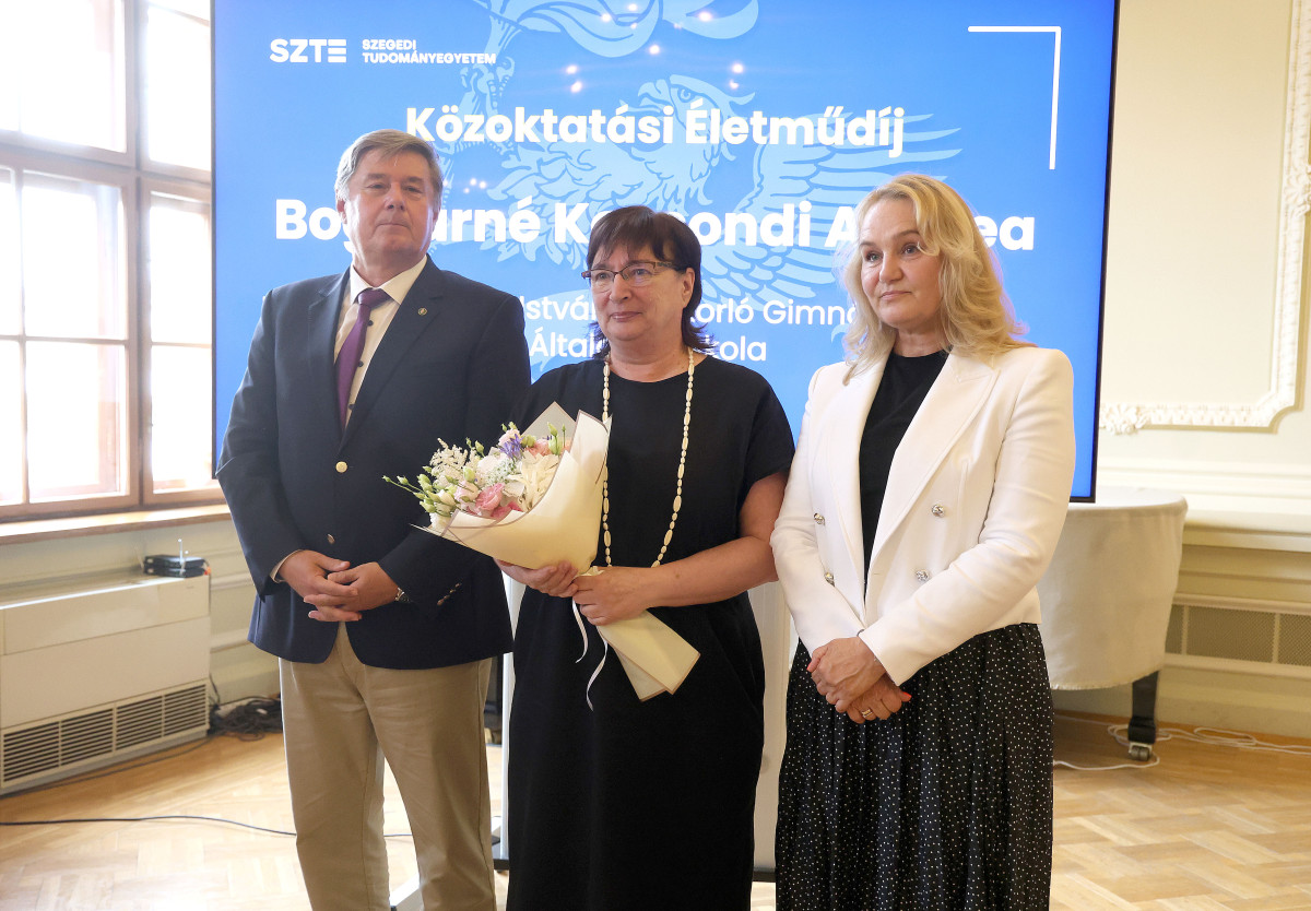 Szeged, Szegedi Tudományegyetem, SZTE, egyetem, Pedagógusnap, díjátadó, ünnepség