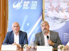 Szeged, FISU, Egyetemi Kajak-Kenu Világbajnokság, sport, egyetem, sajtótájékoztató, Mocsai Lajos, Schmidt Gábor