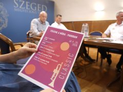 Szeged, Katonazenekari Fesztivál, katonazenekar, sajtótájékoztató