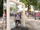 Szeged, nyár, meleg, hőség, kánikula, párakapu, Mars téri piac