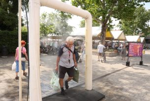 Szeged, nyár, meleg, hőség, kánikula, párakapu, Mars téri piac